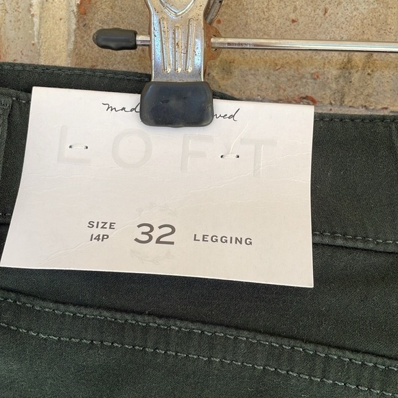 Loft Green Skinny Petite Jeans - Picture 5 of 8